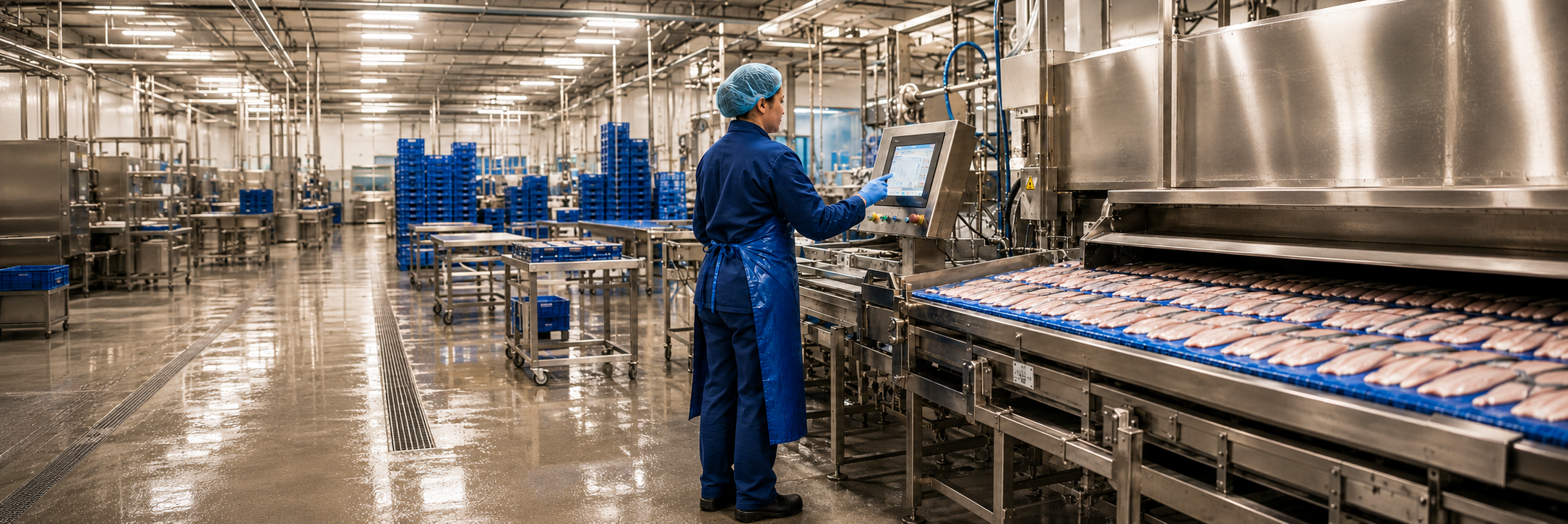 Mitarbeiter bei der Herstellung von ANKER Fischfeinkost