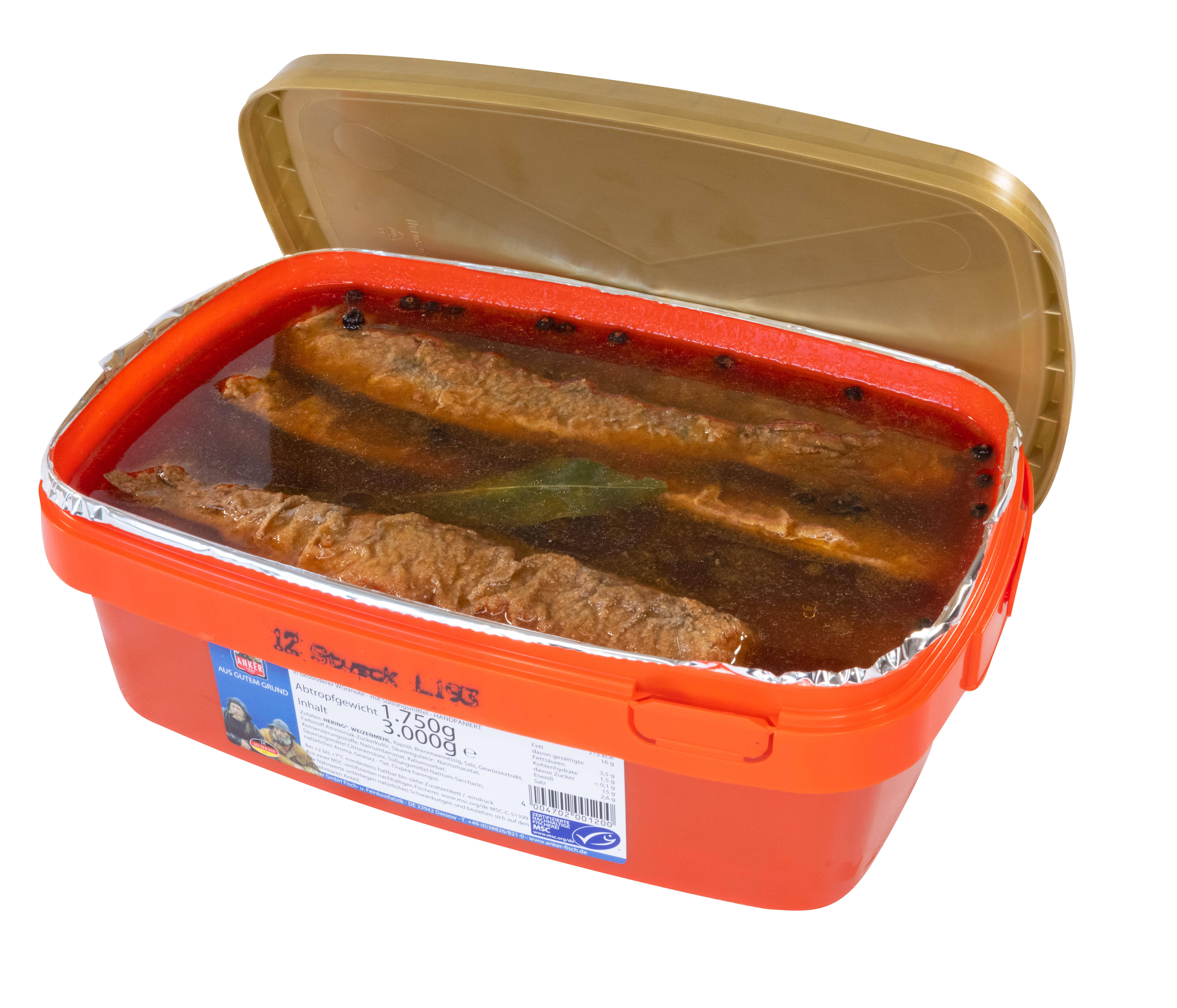 MSC-3kg Servierschale Brathering