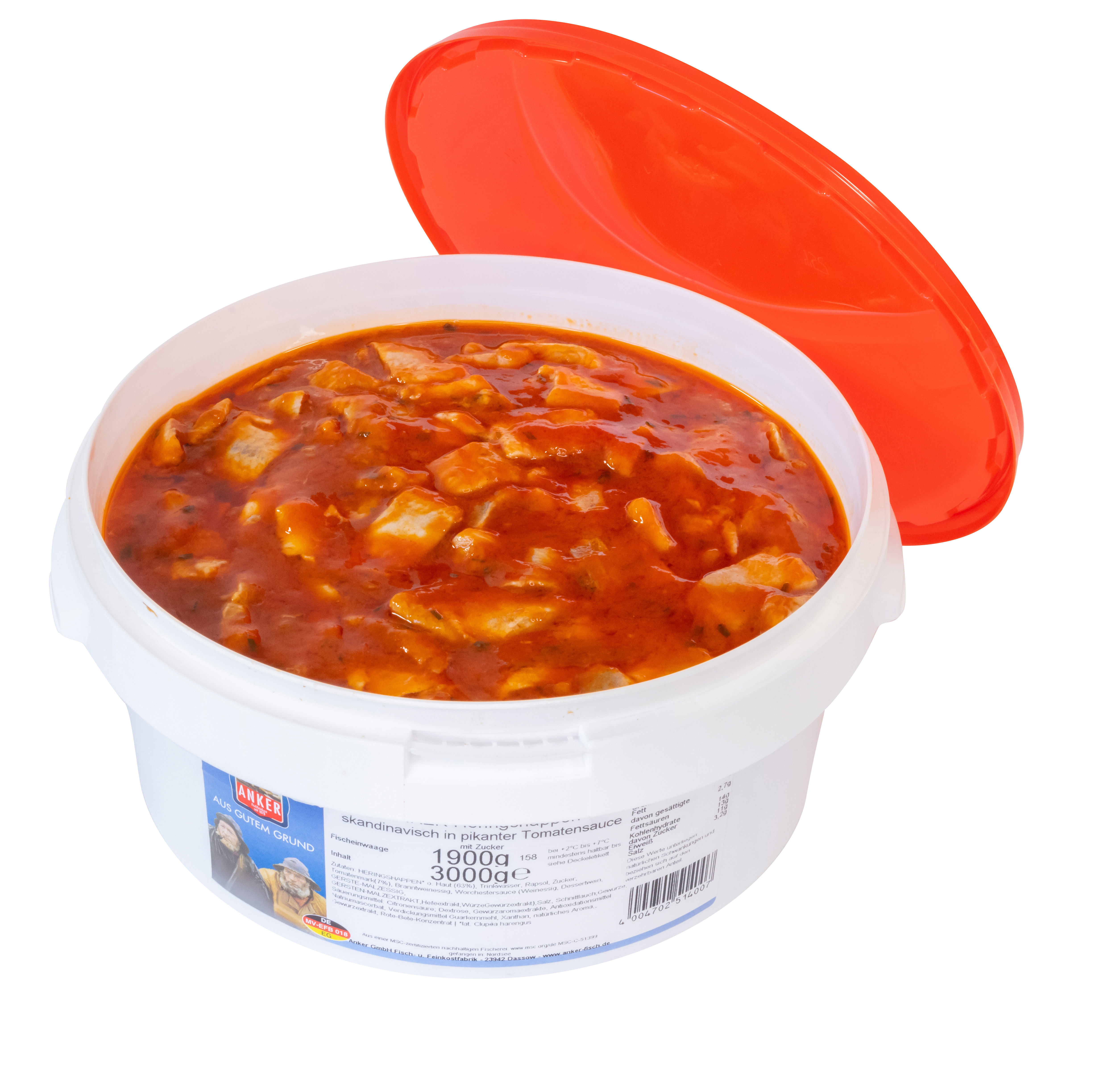 3kg Heringshappen in Tomatensauce