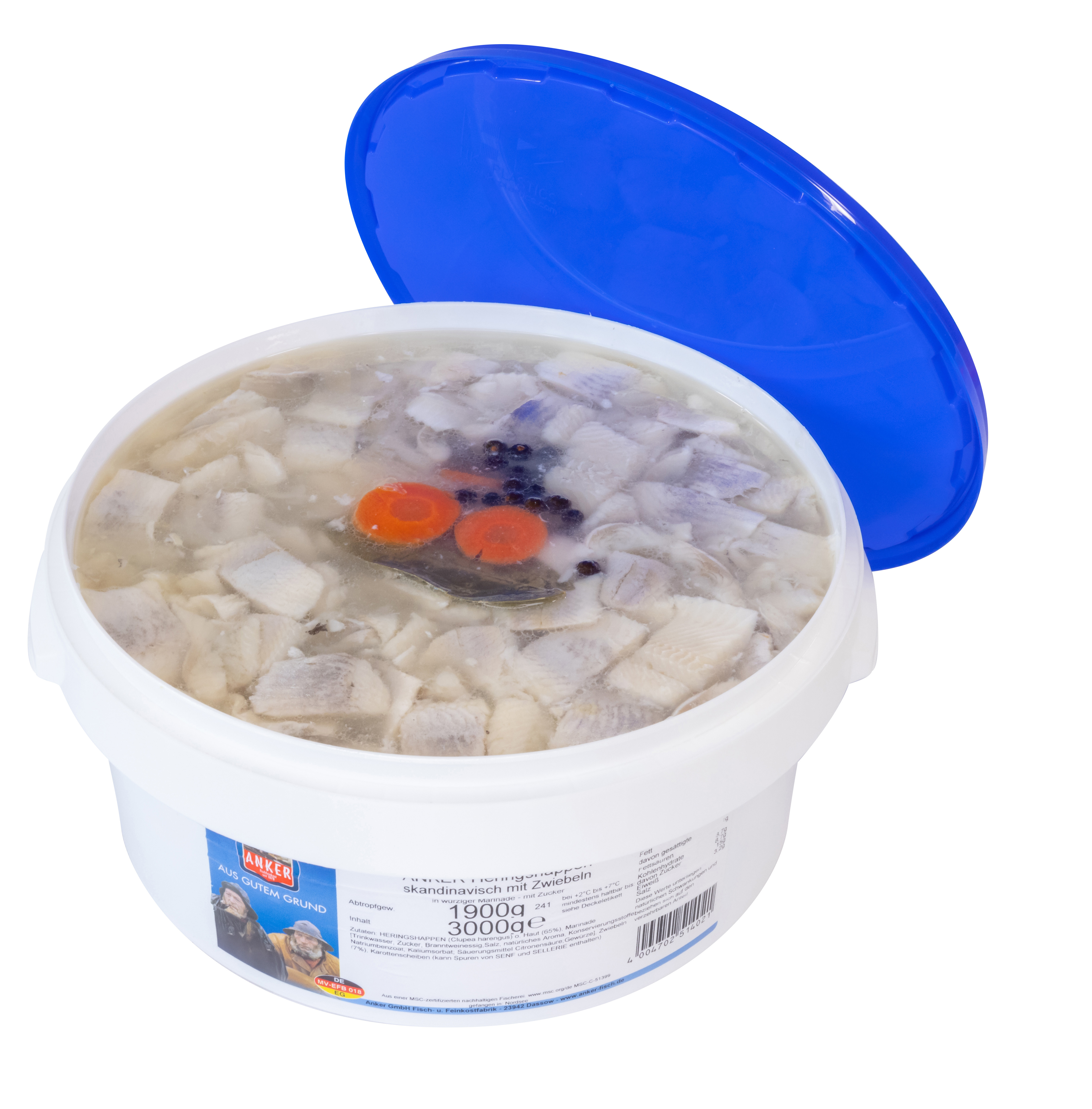 3kg Heringshappen in Zwiebelmarinade