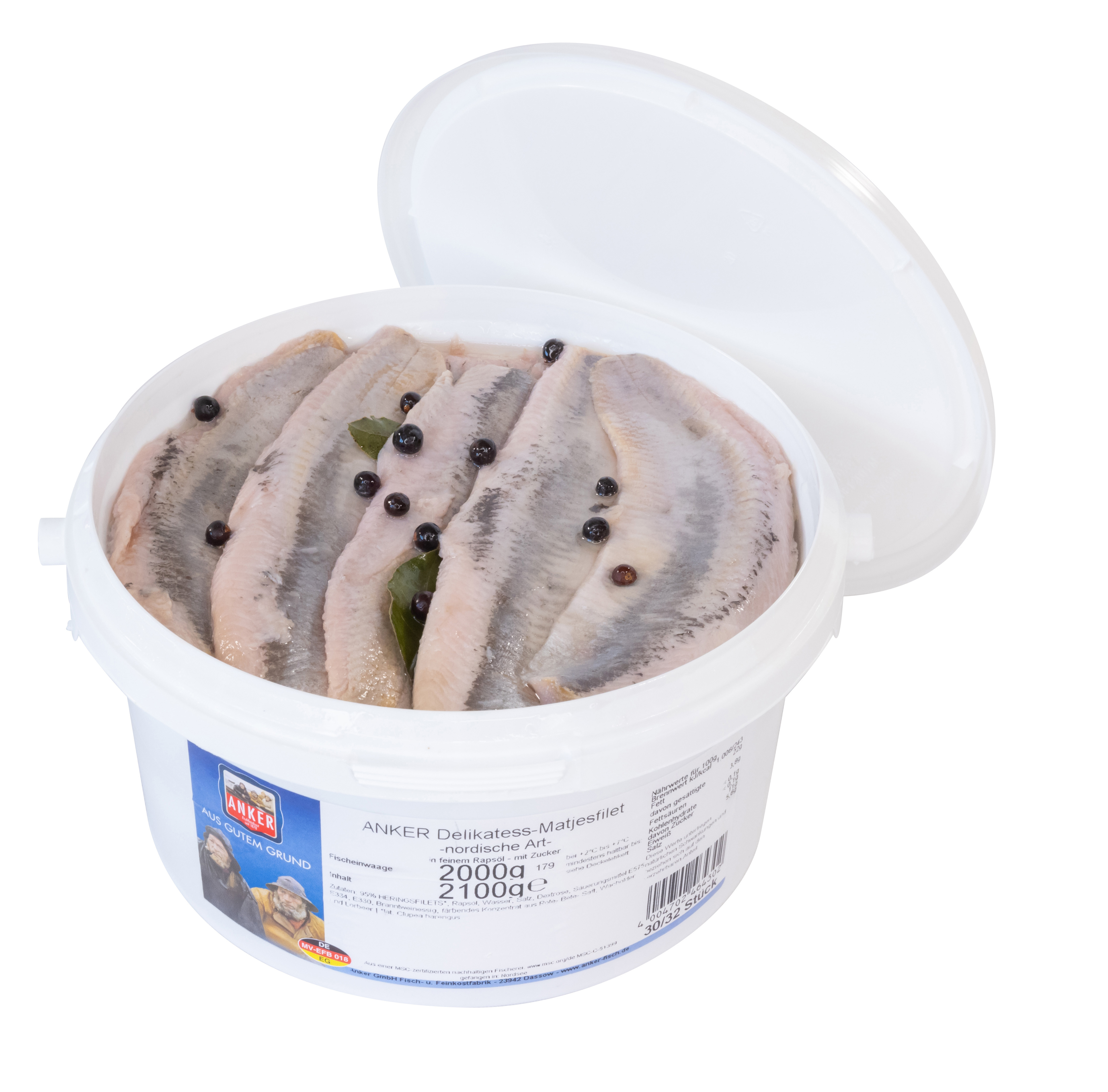 2,1kg Matjesfilets nord. Art